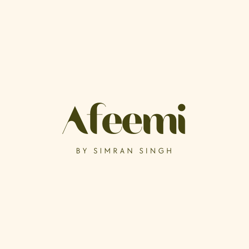 Afeemi by Simran Singh logo for The Afeemi Story