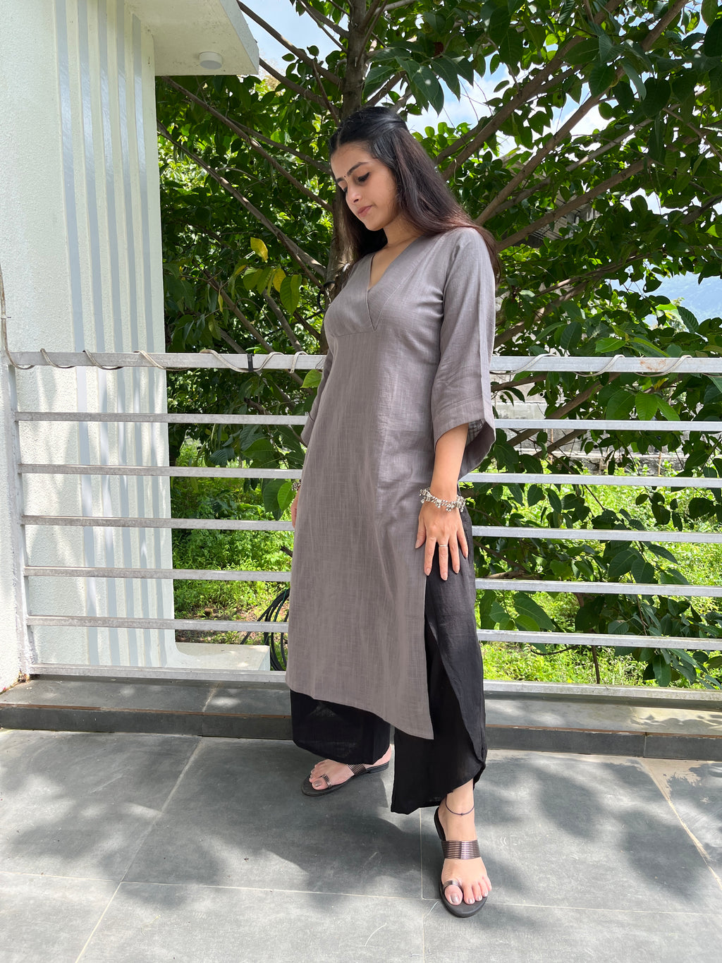 Nia Kurta with Dhoti Pant