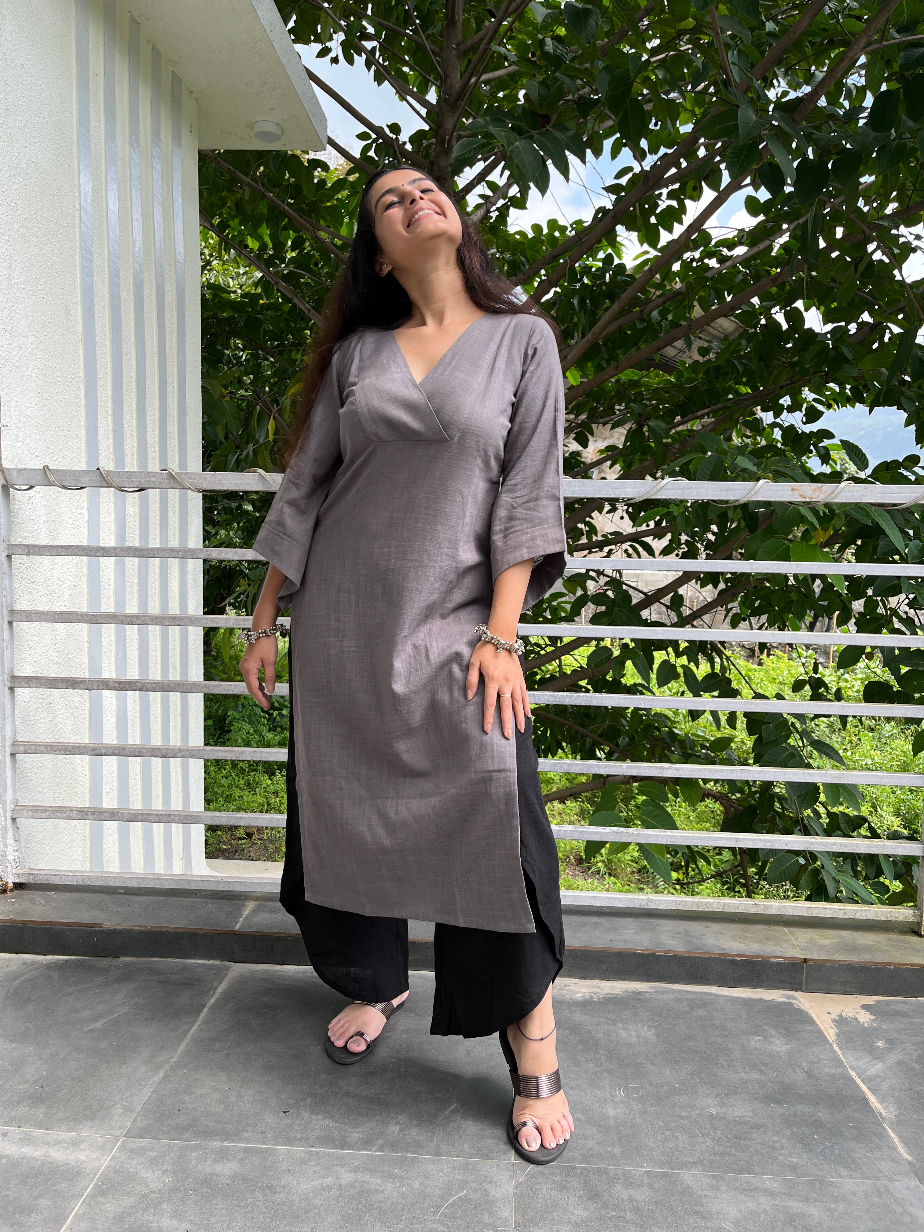Nia Kurta with Dhoti Pant