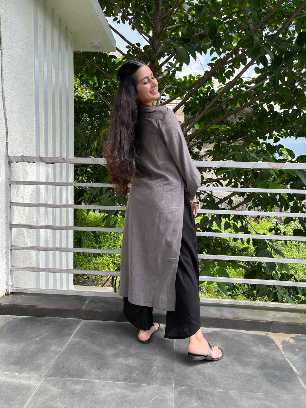 Nia Kurta with Dhoti Pant