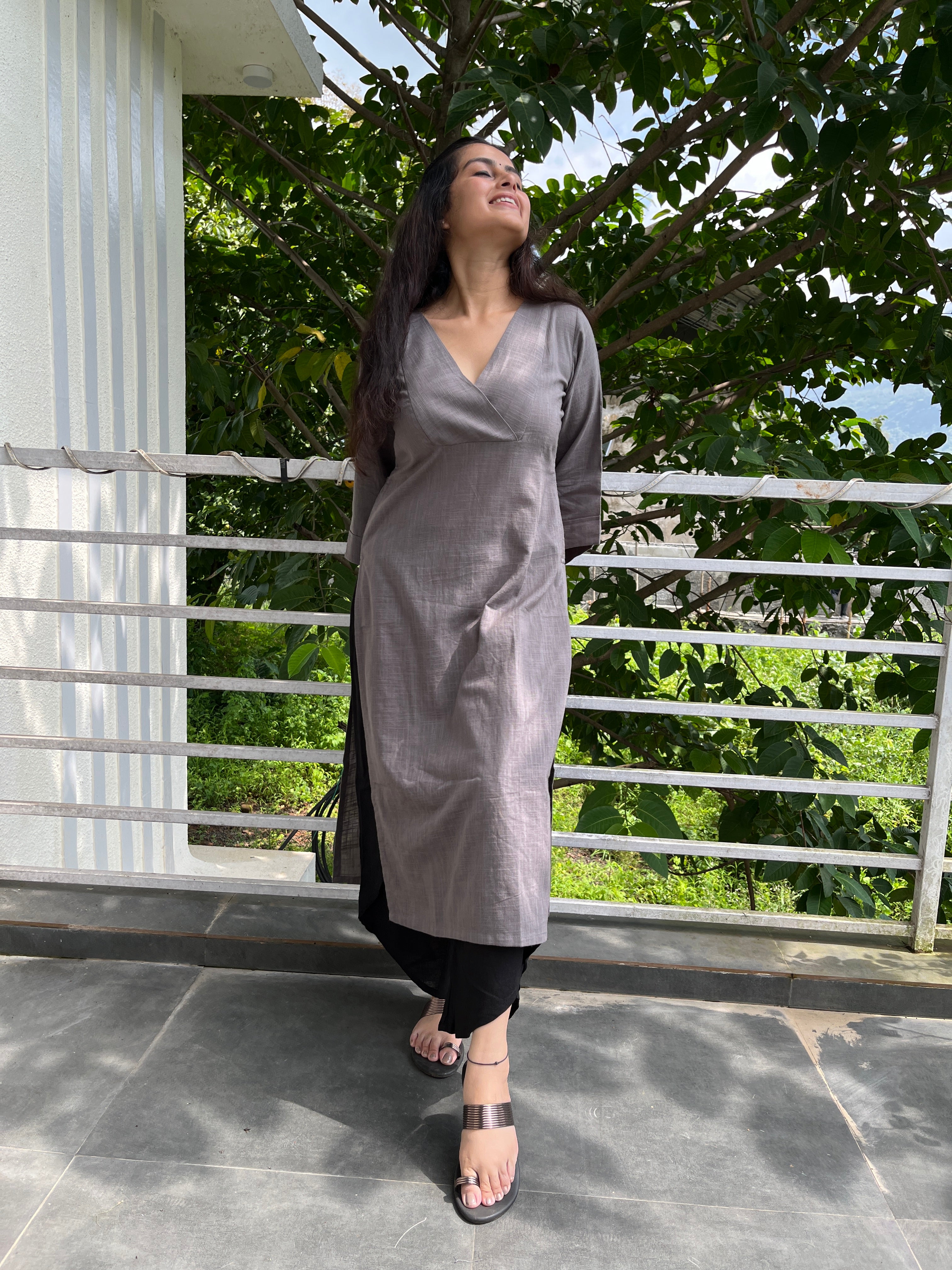 Nia Kurta with Dhoti Pant
