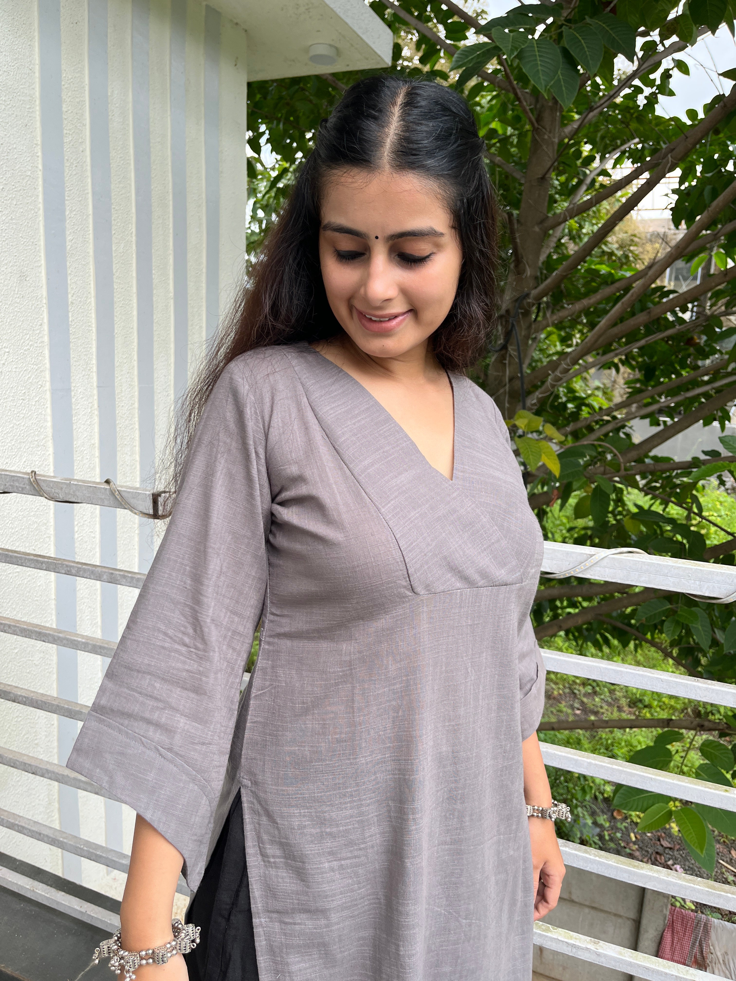 Nia Kurta with Dhoti Pant