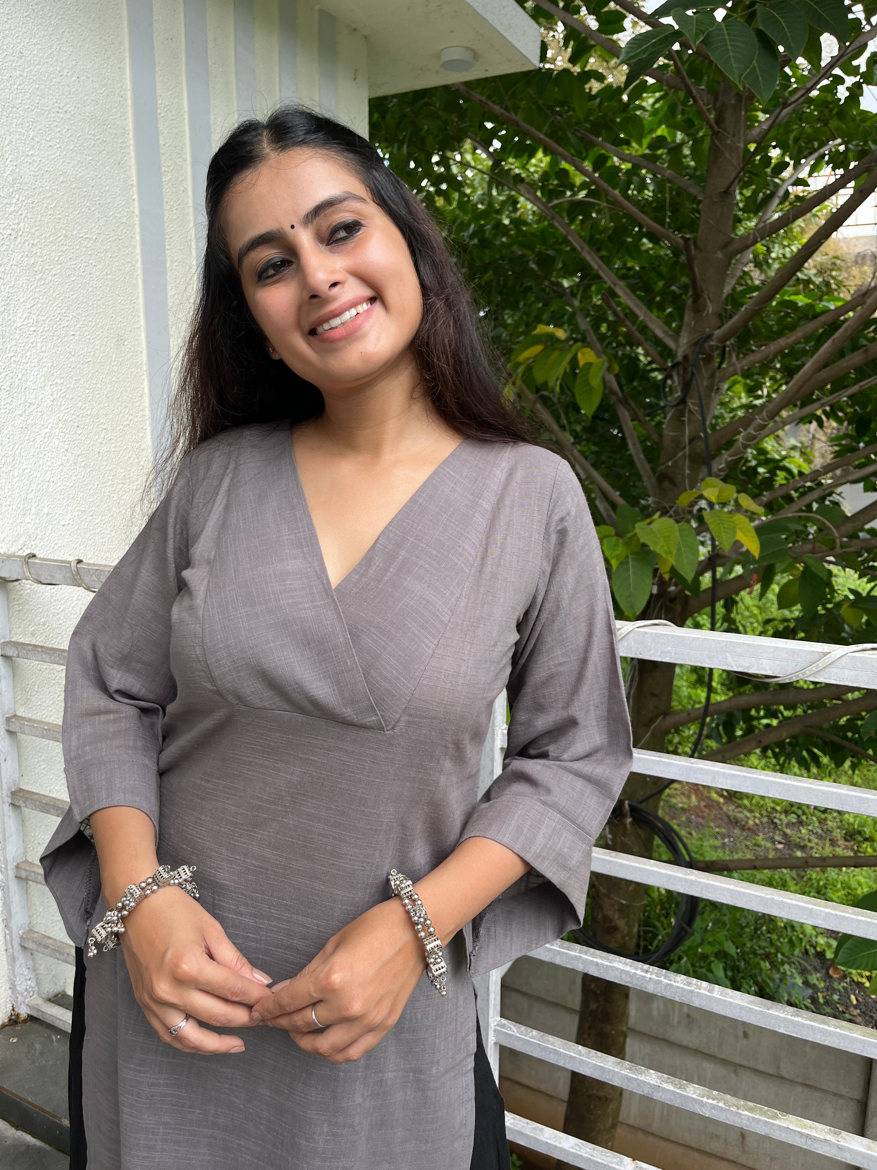Nia Kurta with Dhoti Pant