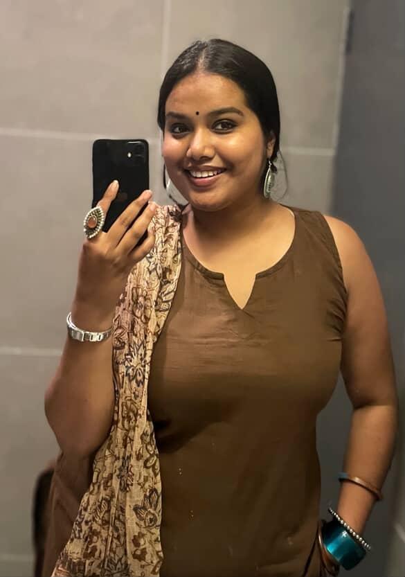 Coffee Brown halter neck Kurta and Pant set