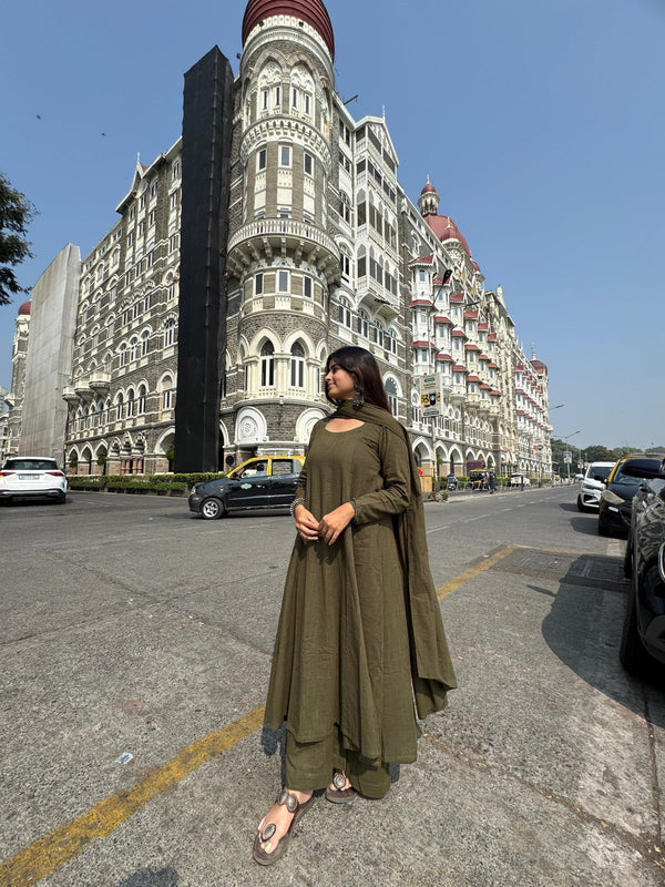 Kali style - with Dupatta