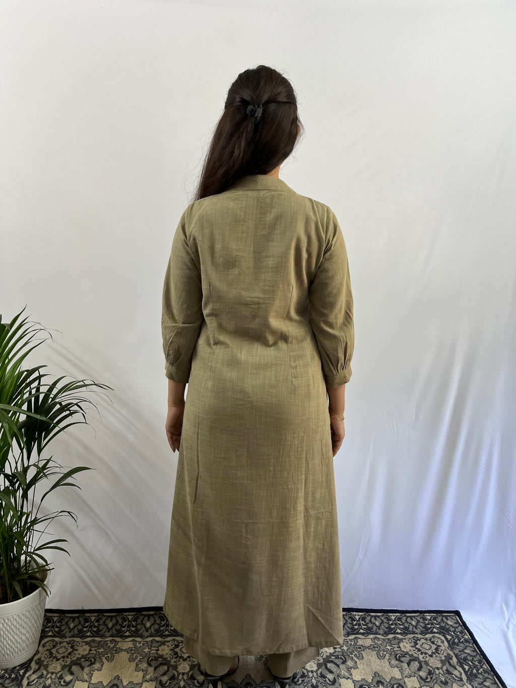 Rubab beige Kurta and Pant set