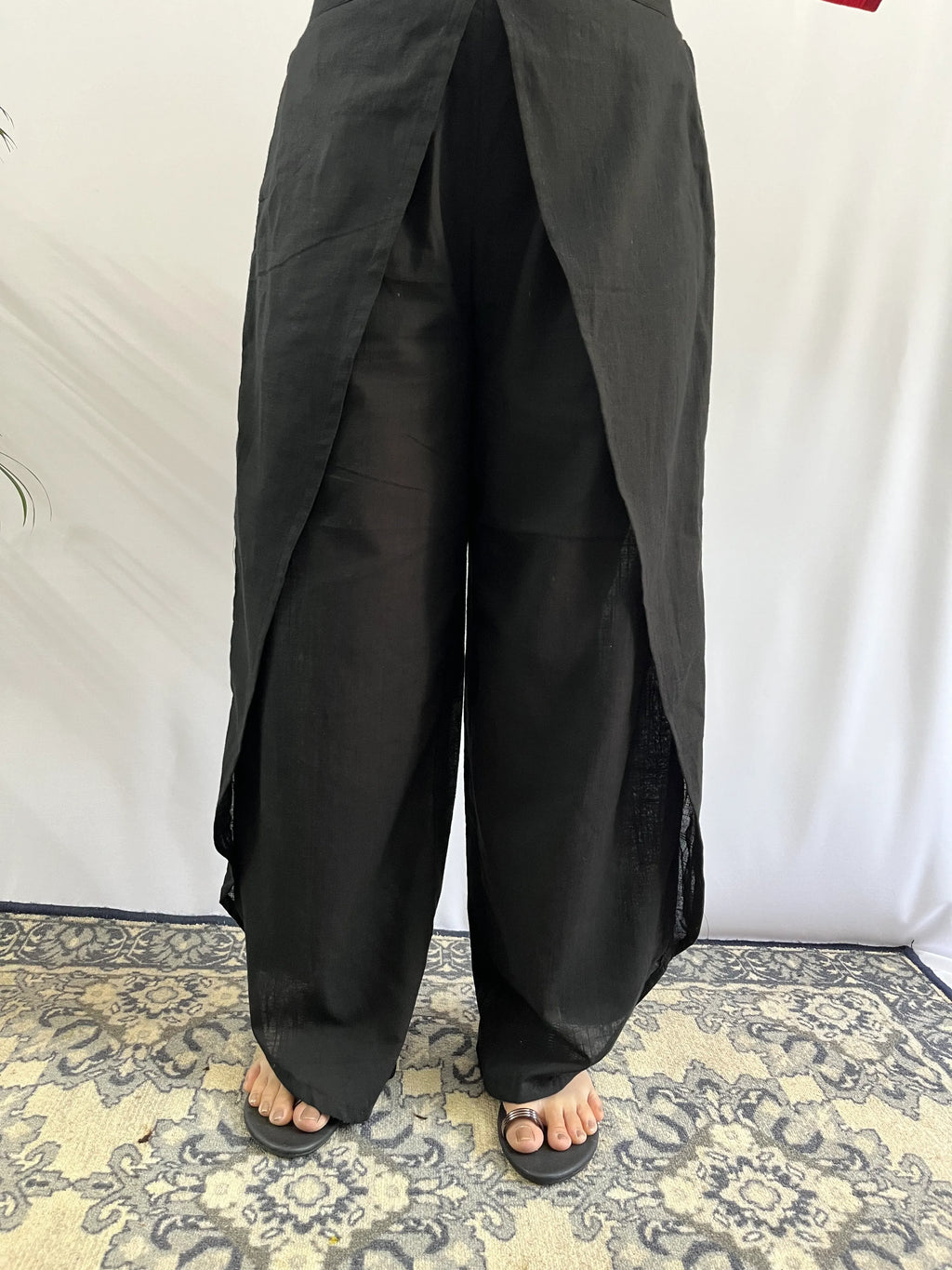 Black Dhoti Pants