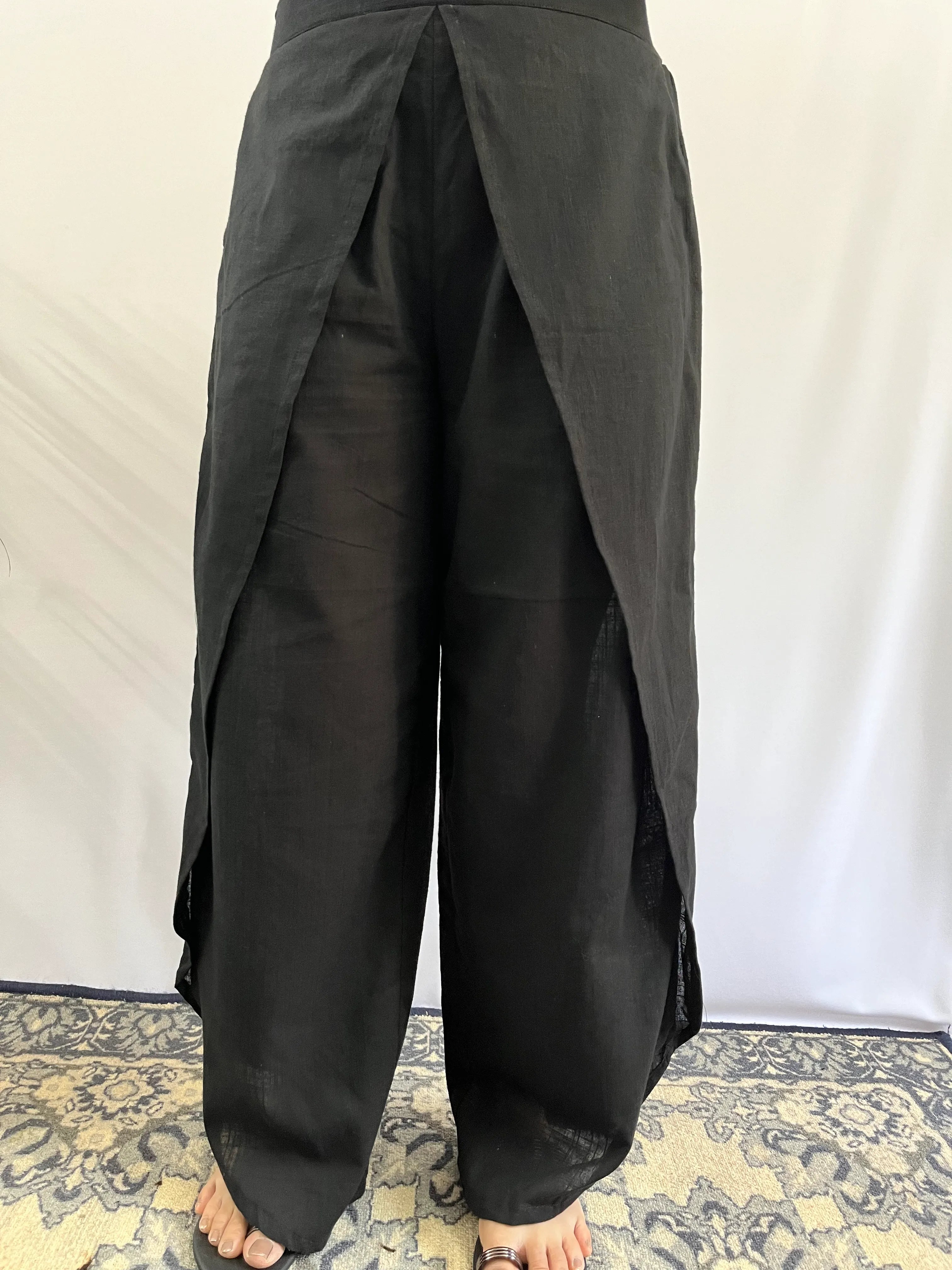 Black Dhoti Pants