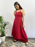 Hossana Kurta with Palazzo in Maroon