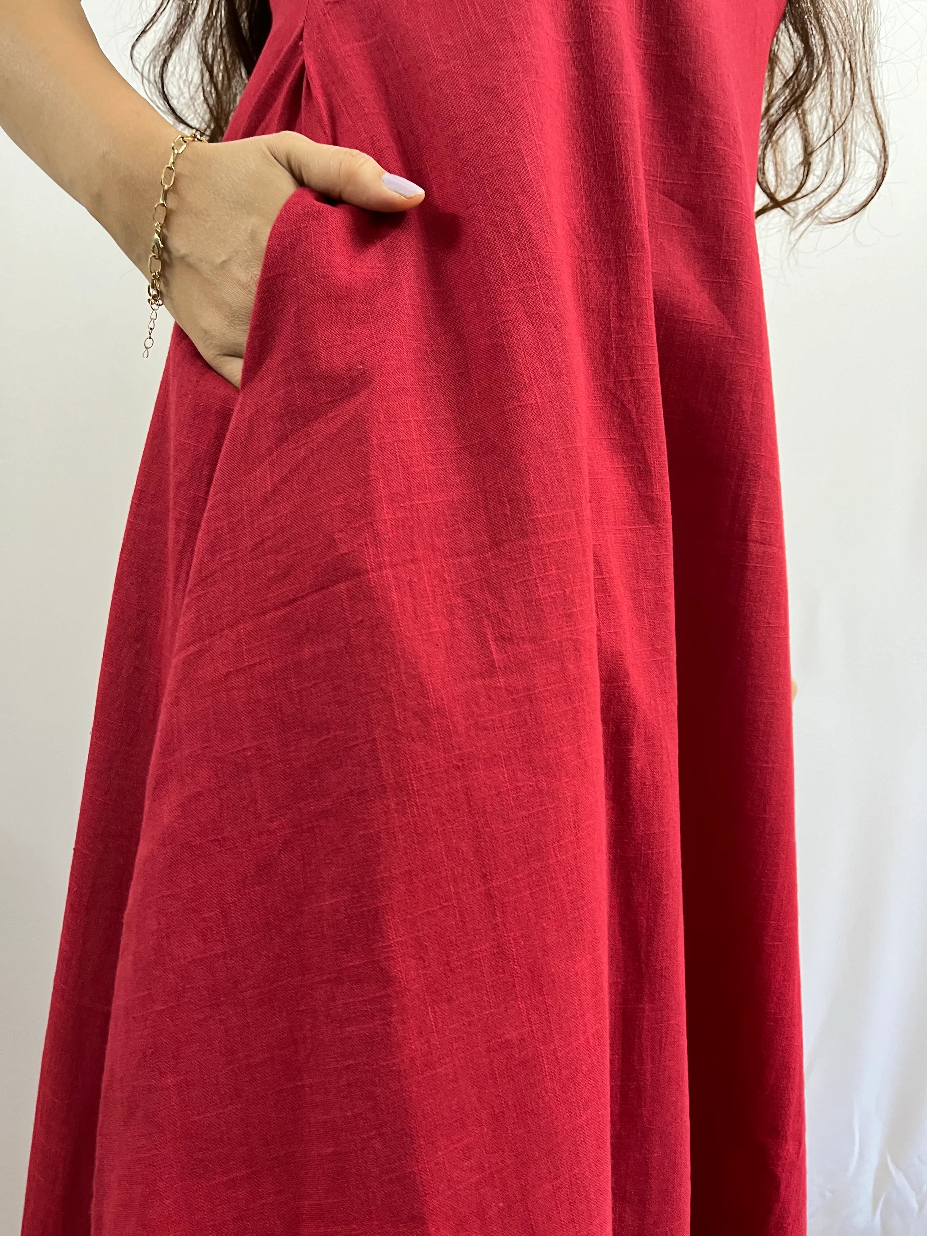 Hossana Kurta with Palazzo in Maroon