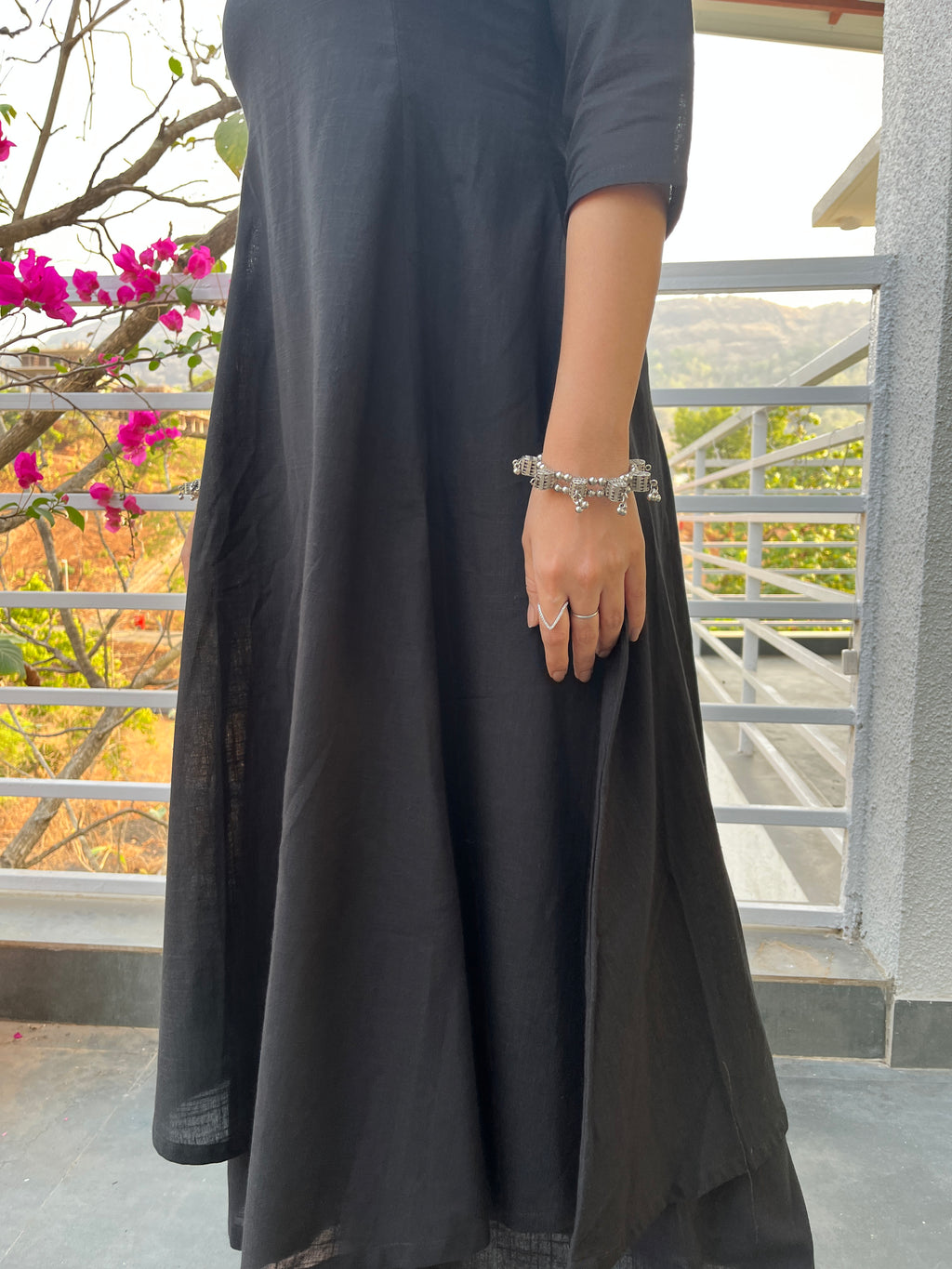 Black Kali Kurta