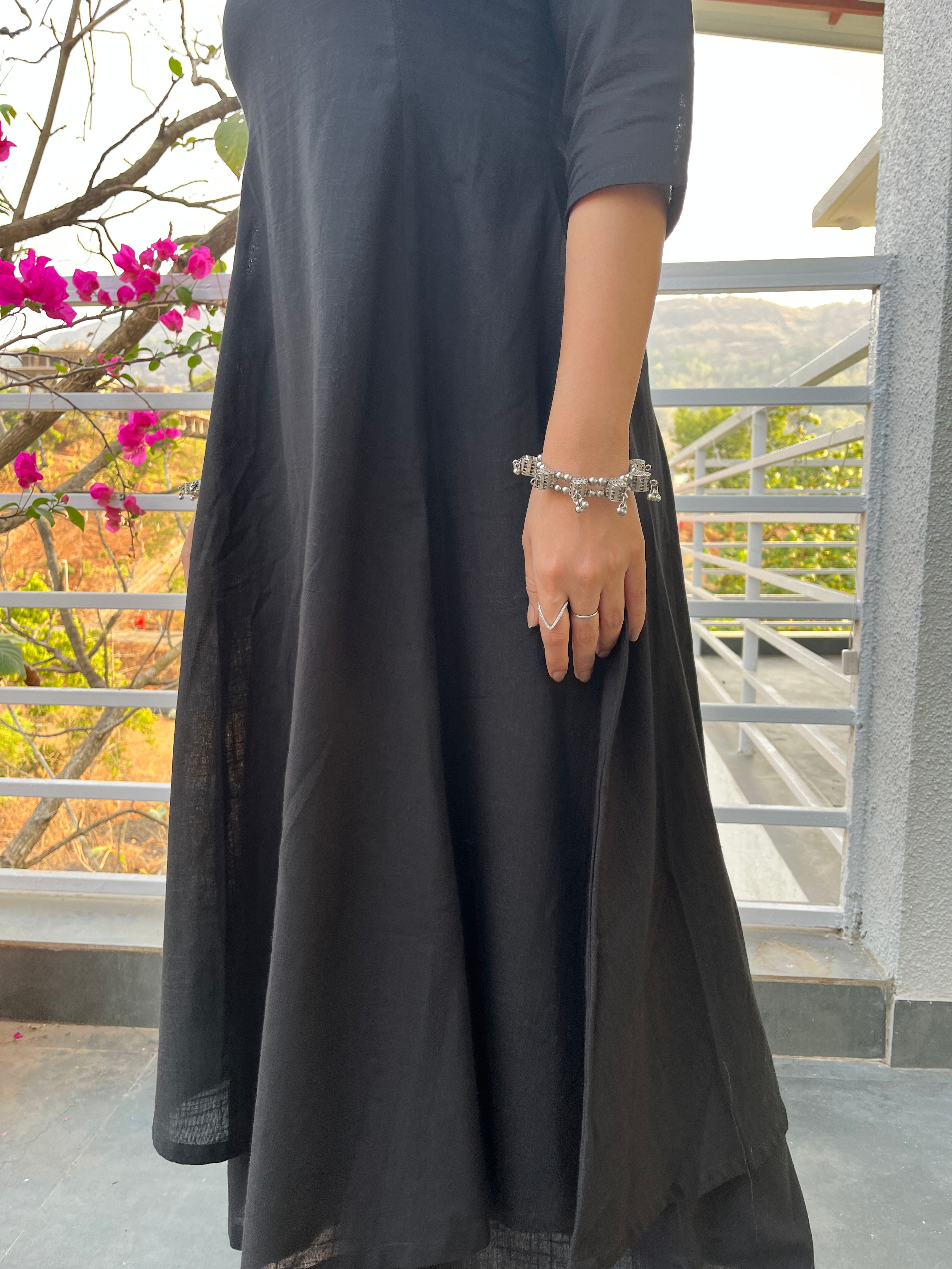 Black Kali Kurta