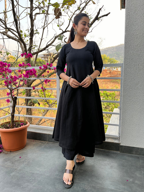 Black Kali Kurta