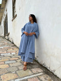 Maayaa suit set with Dupatta in Light Blue