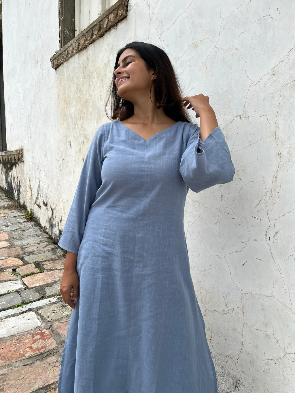Maayaa suit set in Light Blue