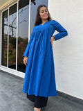 Blue Gher Kurta