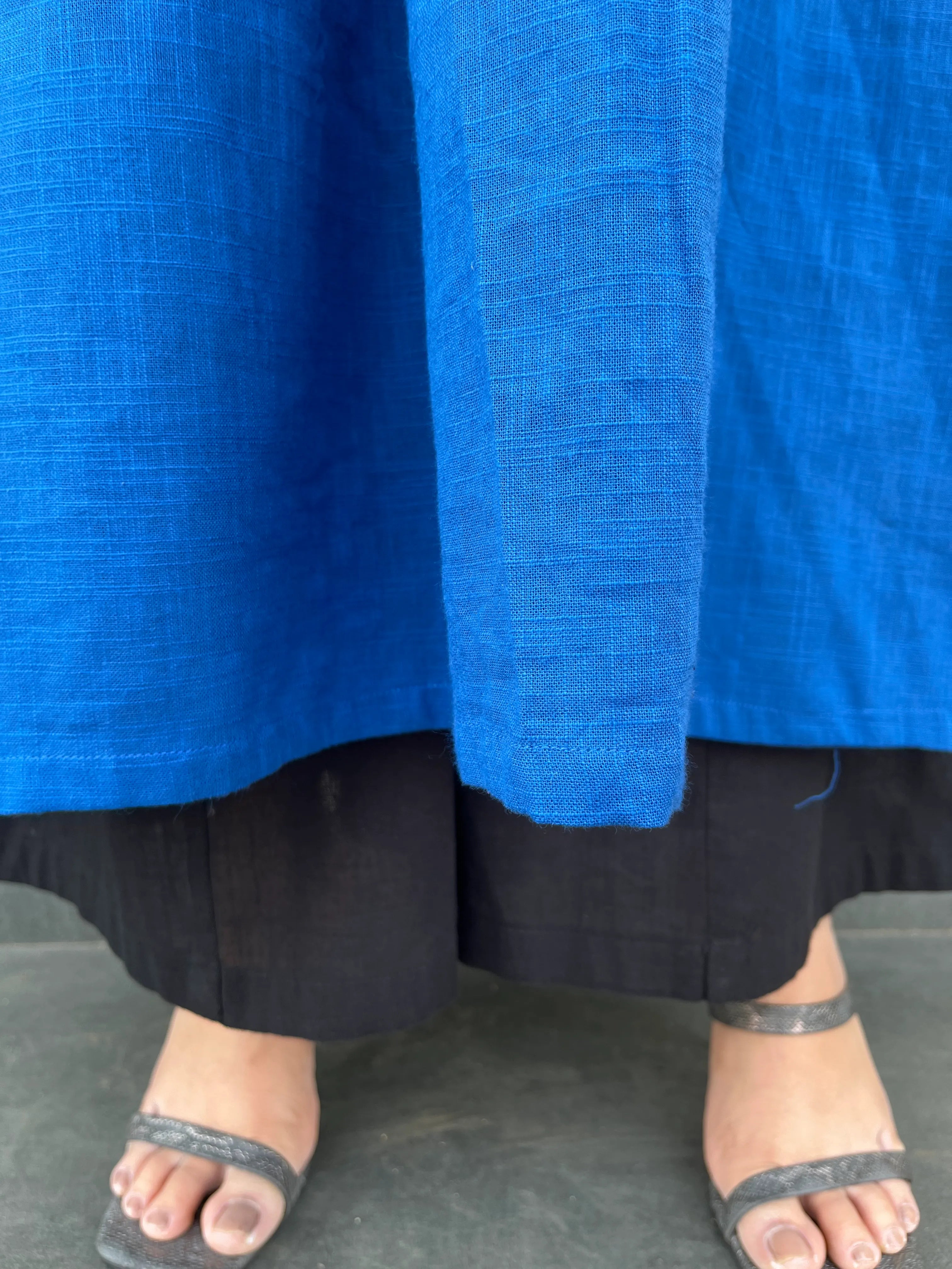 Blue Gher Kurta