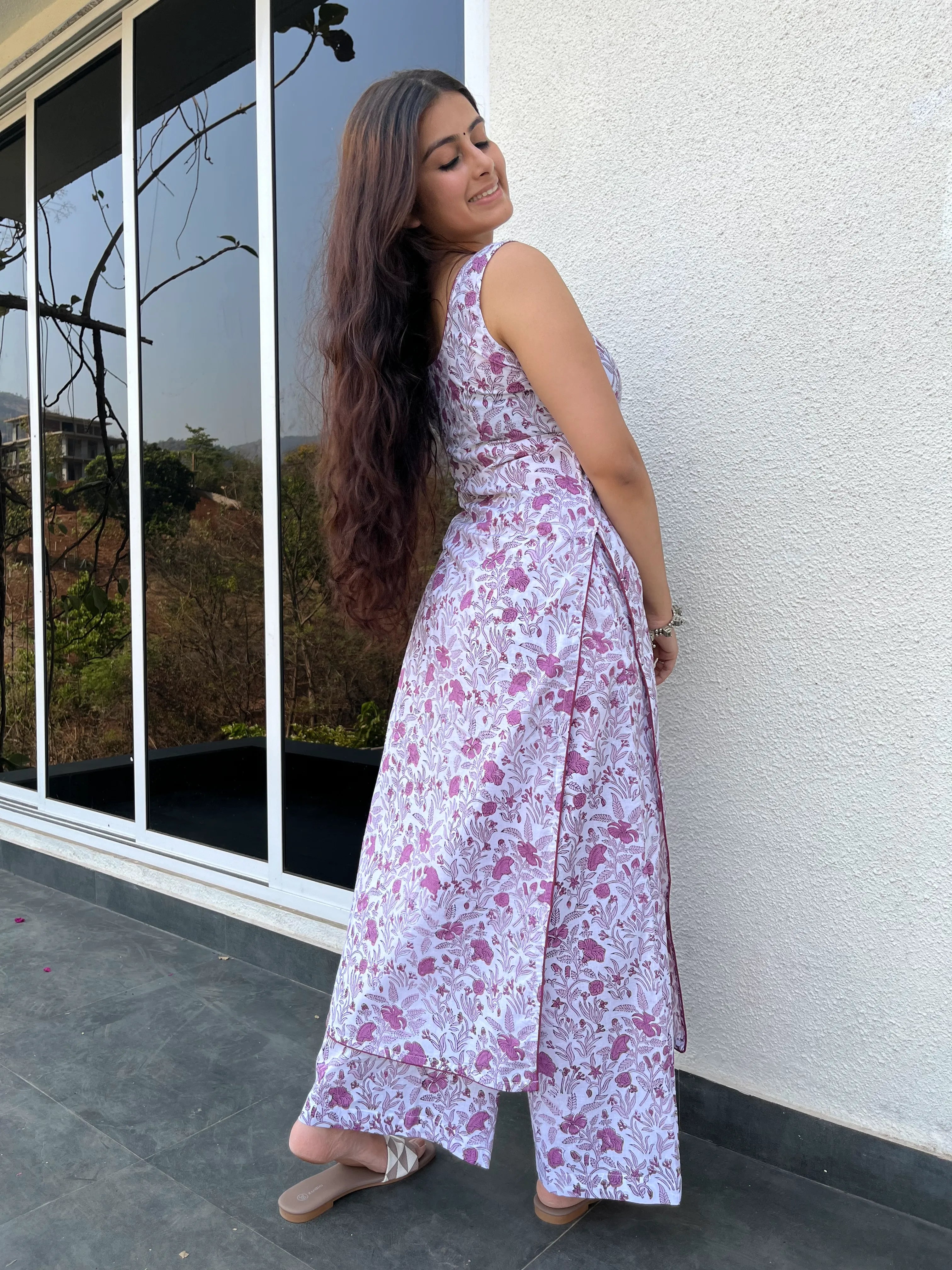 Floral suit set