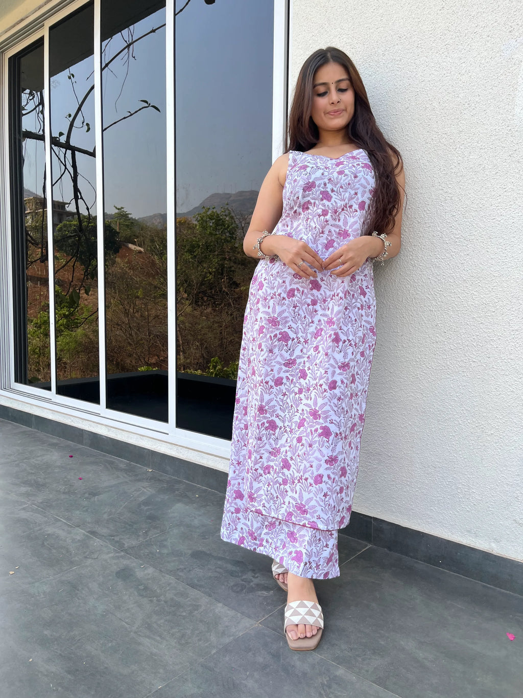 Floral suit set