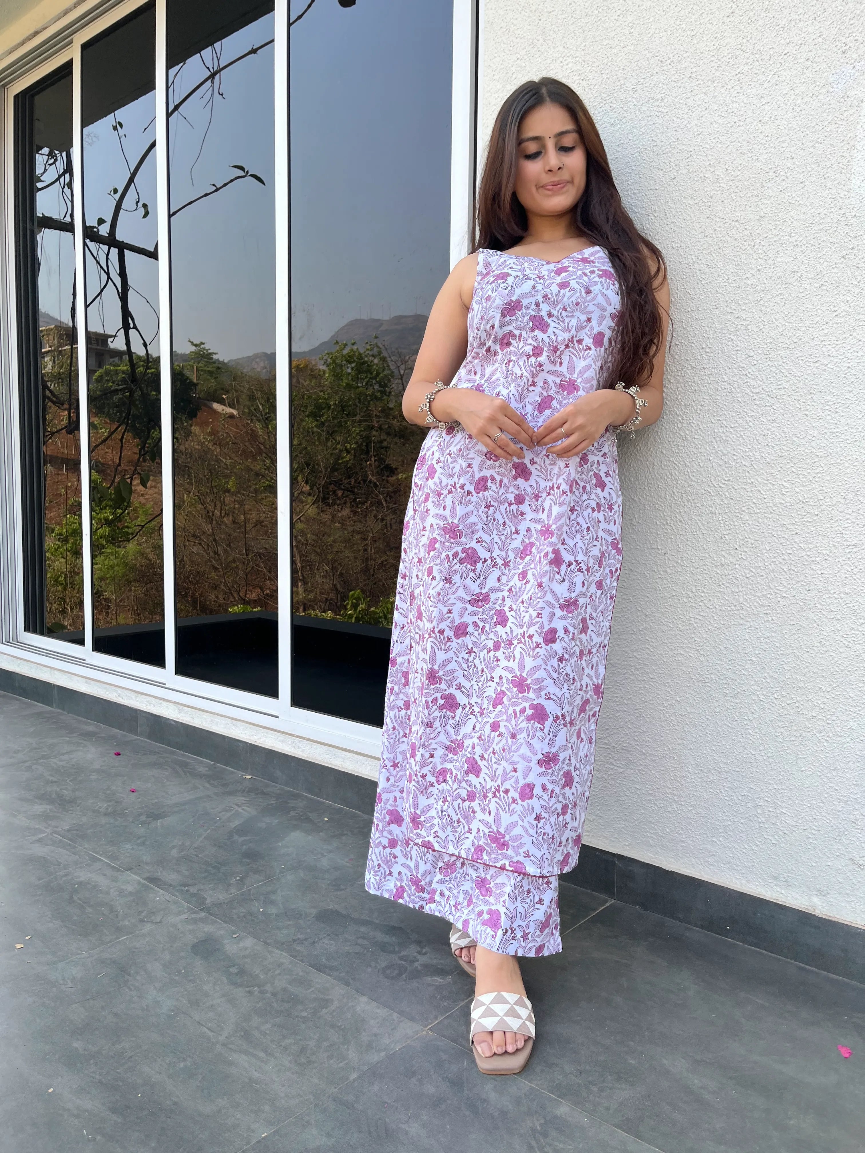 Floral suit set