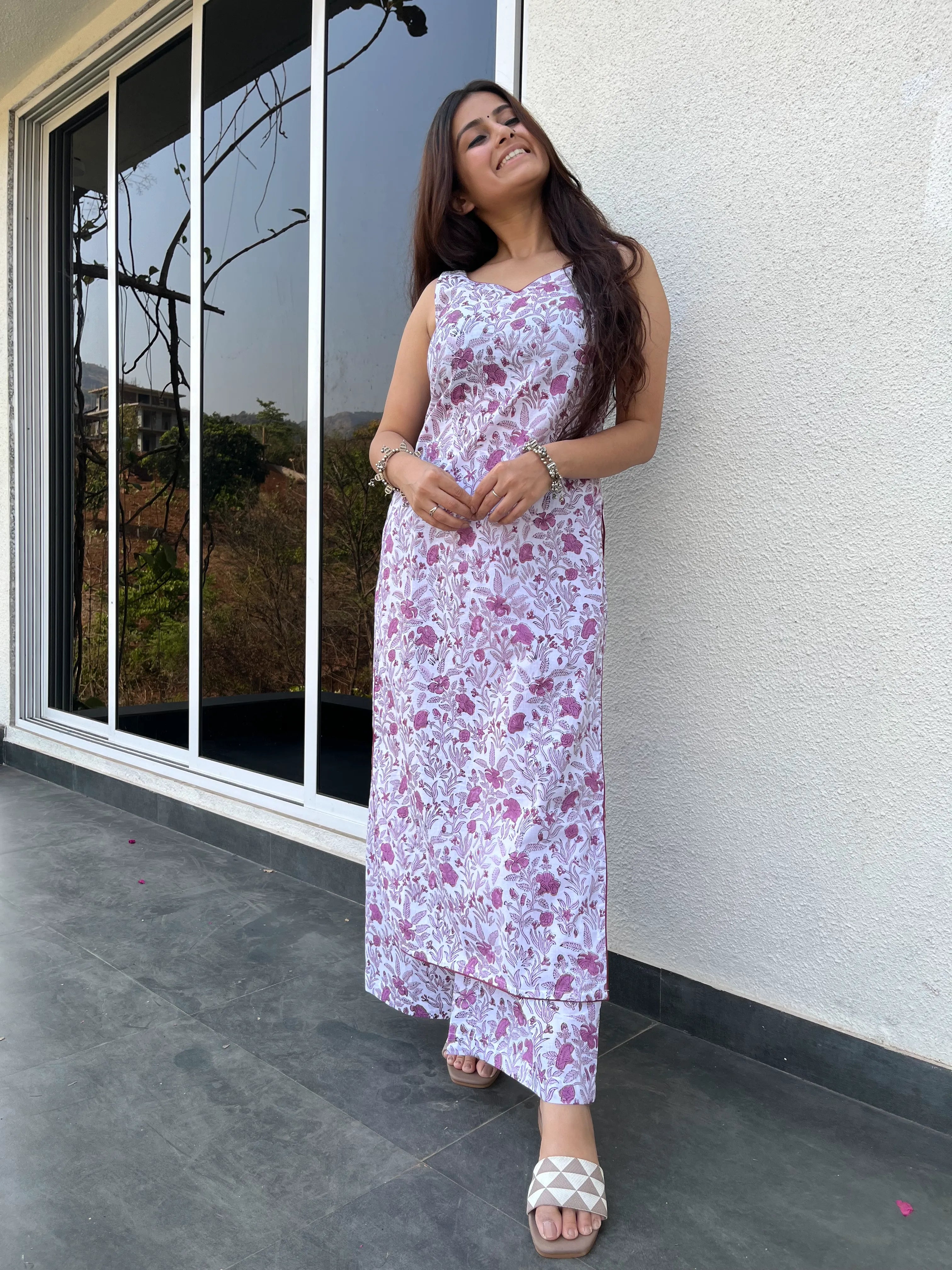 Floral suit set