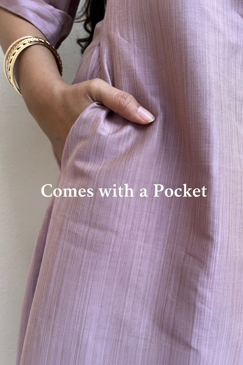 Aanyaa suit set in baby pink