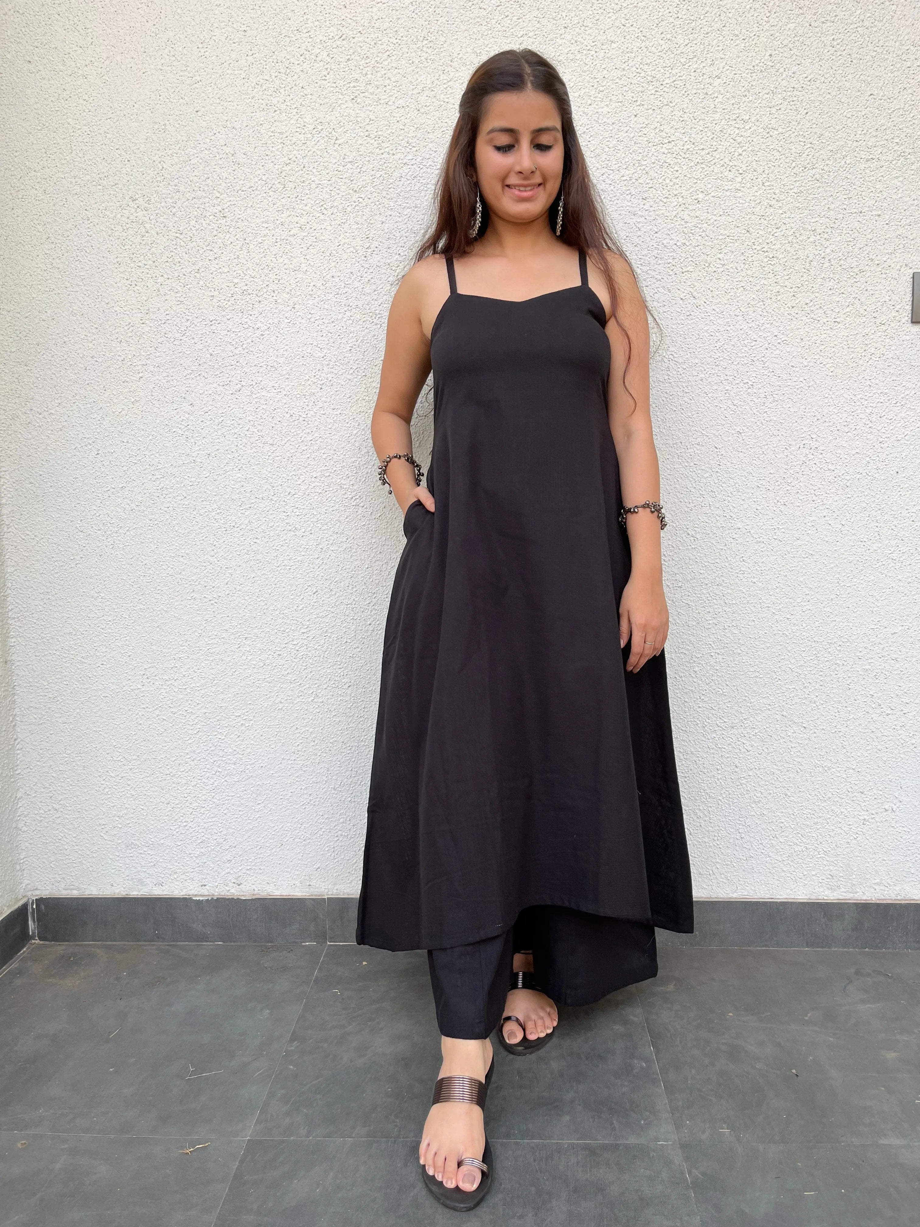 Hosanna Kurta with Black Palazzo