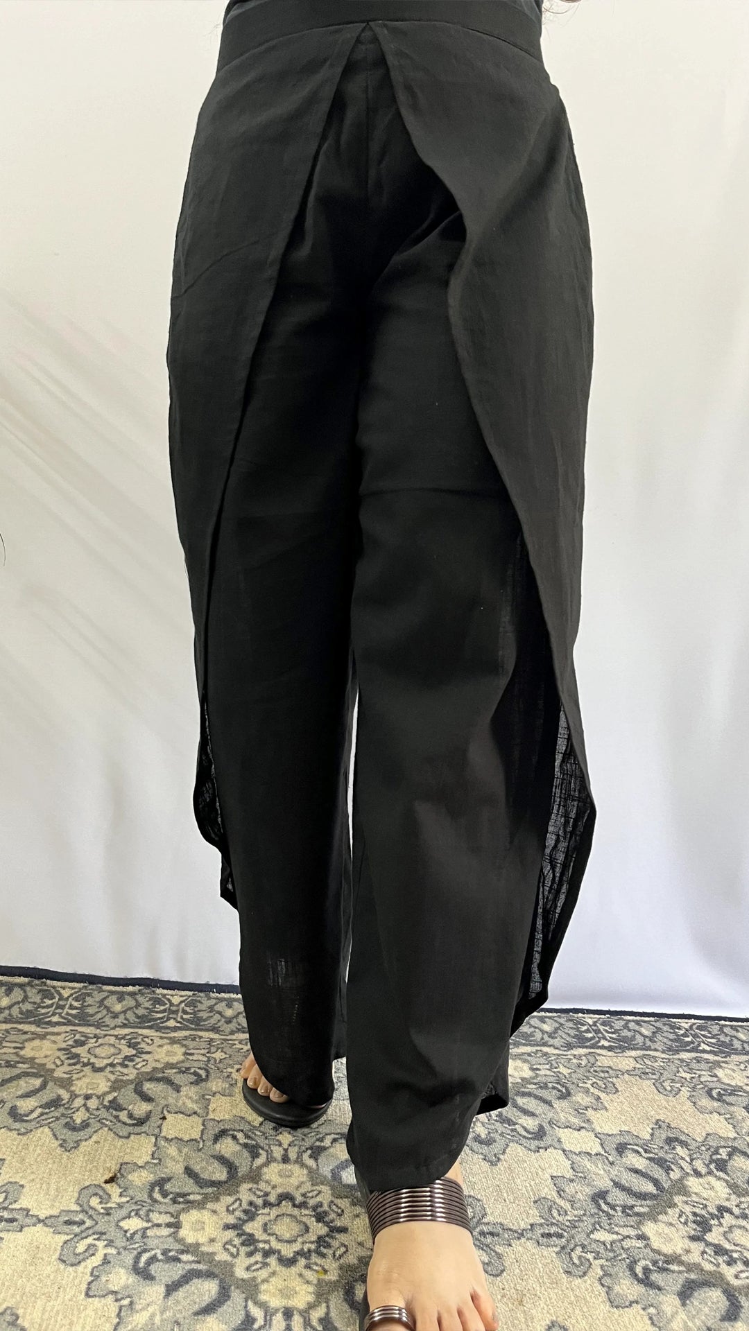 Black Dhoti Pants