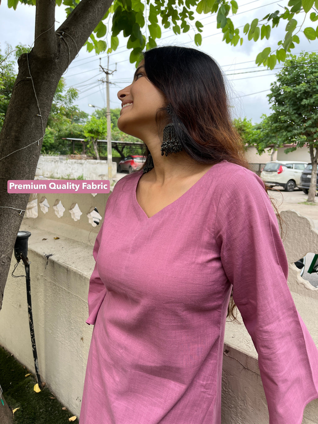 Maayaa suit set in Mauve