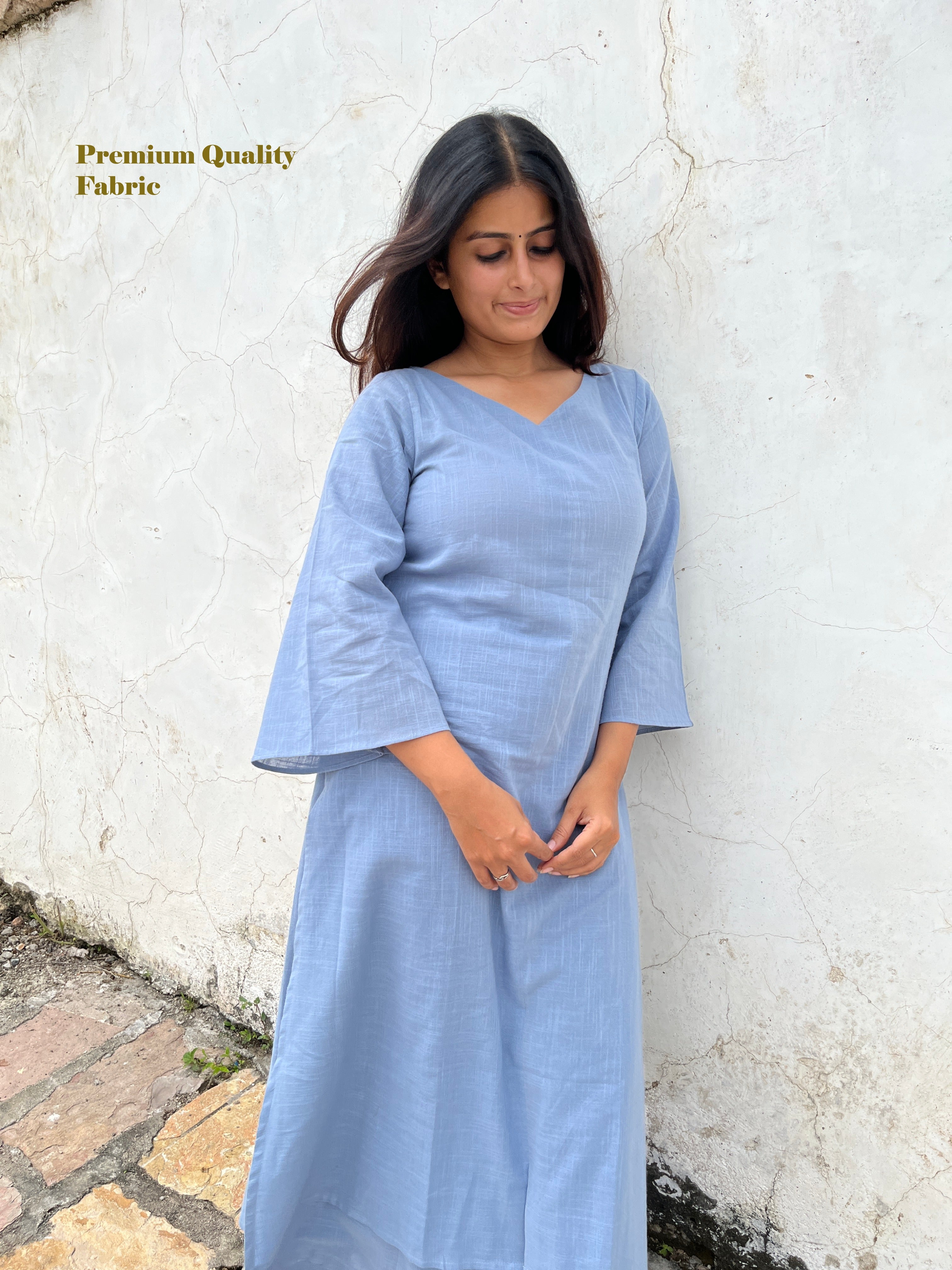 Maayaa suit set in Light Blue