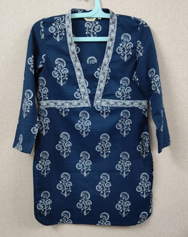 Navy Blue Kurti