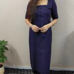 Handwoven purple kurta