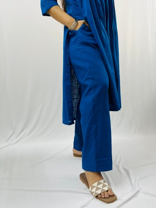 Afeemi Blue Kurta and Pant Set