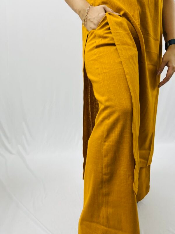 Mustard Yellow Kurta and Pant set