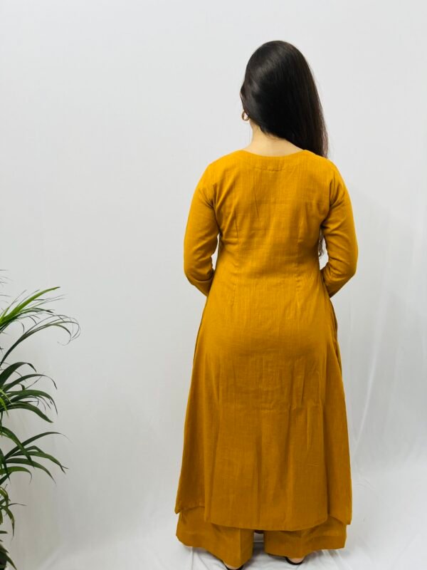 Mustard Yellow Kurta and Pant set