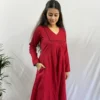 Maroon Kurta and Palazzo set