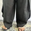 Black dhoti Pants with a pocket