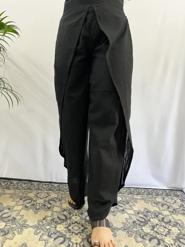 Black dhoti Pants with a pocket