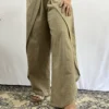 Beige Dhoti Pants with pocket