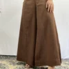 Coffee Brown palazzo pants with pocket