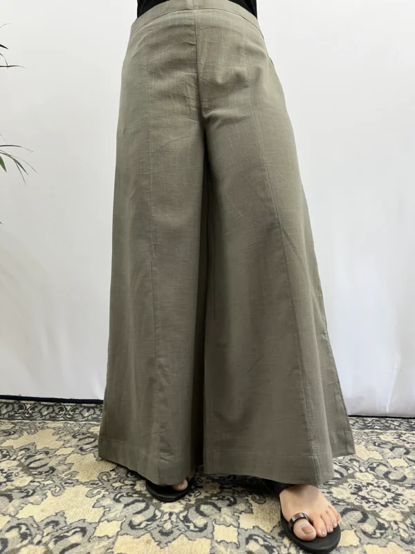 Light Sage Palazzo Pants with pocket