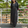 Black Threadwork formal Kurta