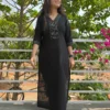 Black Threadwork formal Kurta