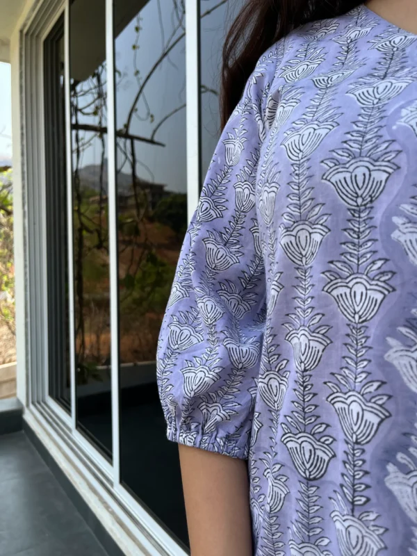 Pastel purple Angarakha Kurta