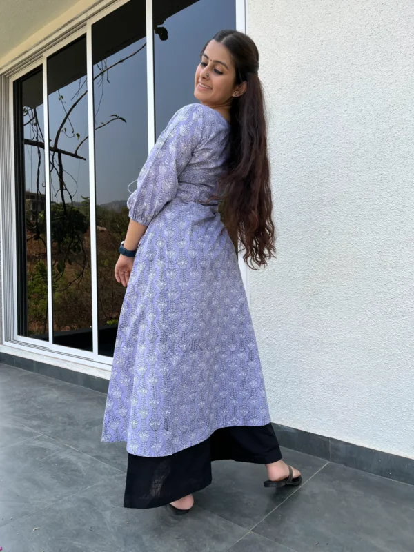 Pastel purple Angarakha Kurta