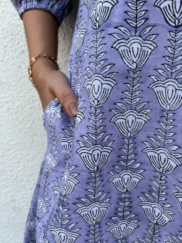 Pastel purple Angarakha Kurta
