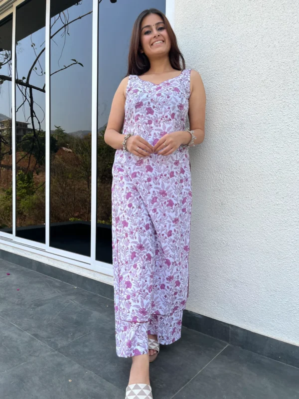 Floral Kurta and Pant set