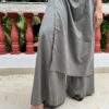 Grey kurta with palazzo pants in pure cotton fabric