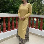 Daffodil V neck Kurta