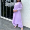 Lilac Gher Kurta